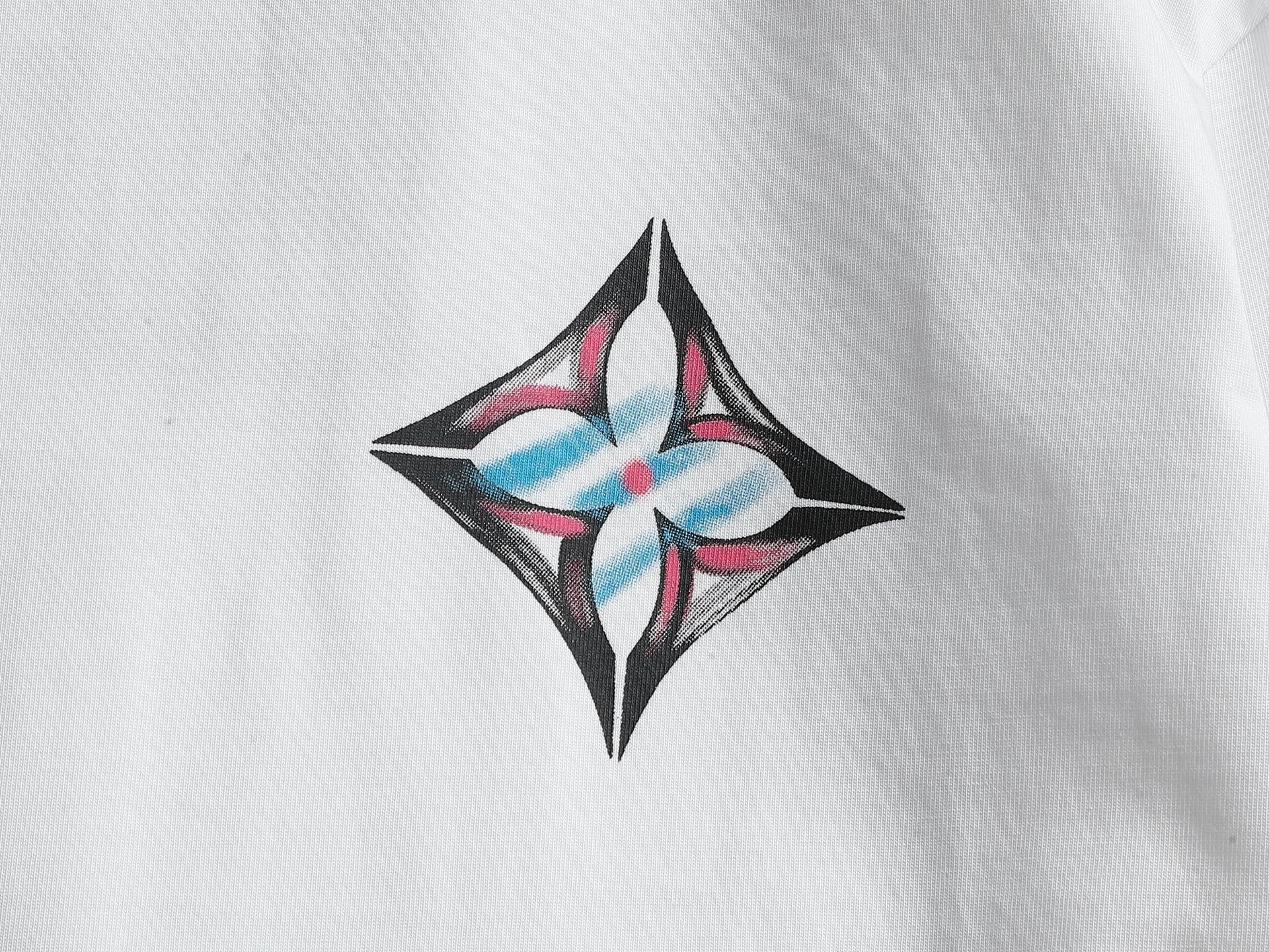 【LOUIS VUITTON】プリント長袖 T シャツ