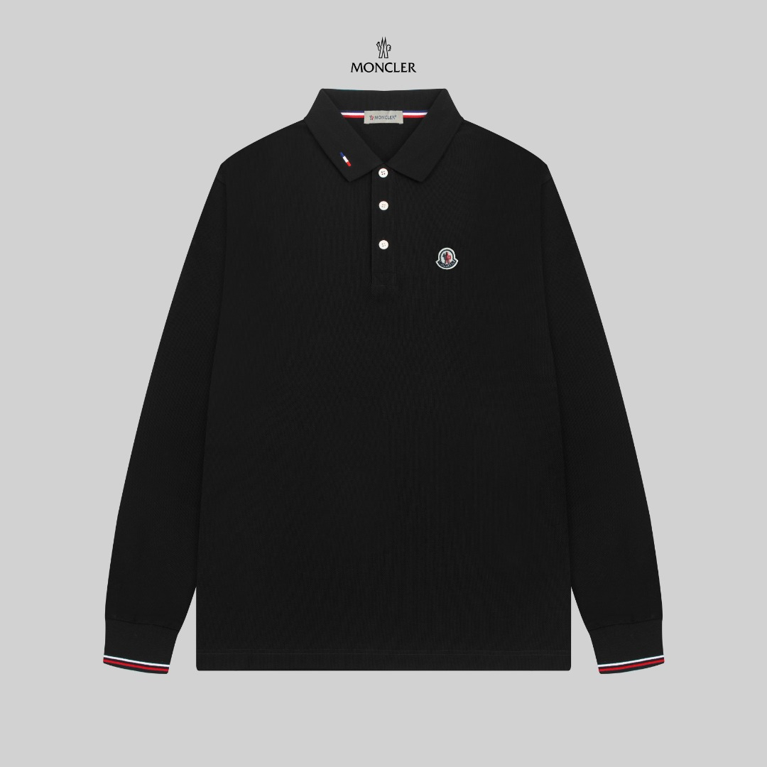 【MONCLER】長袖 ポロシャツ