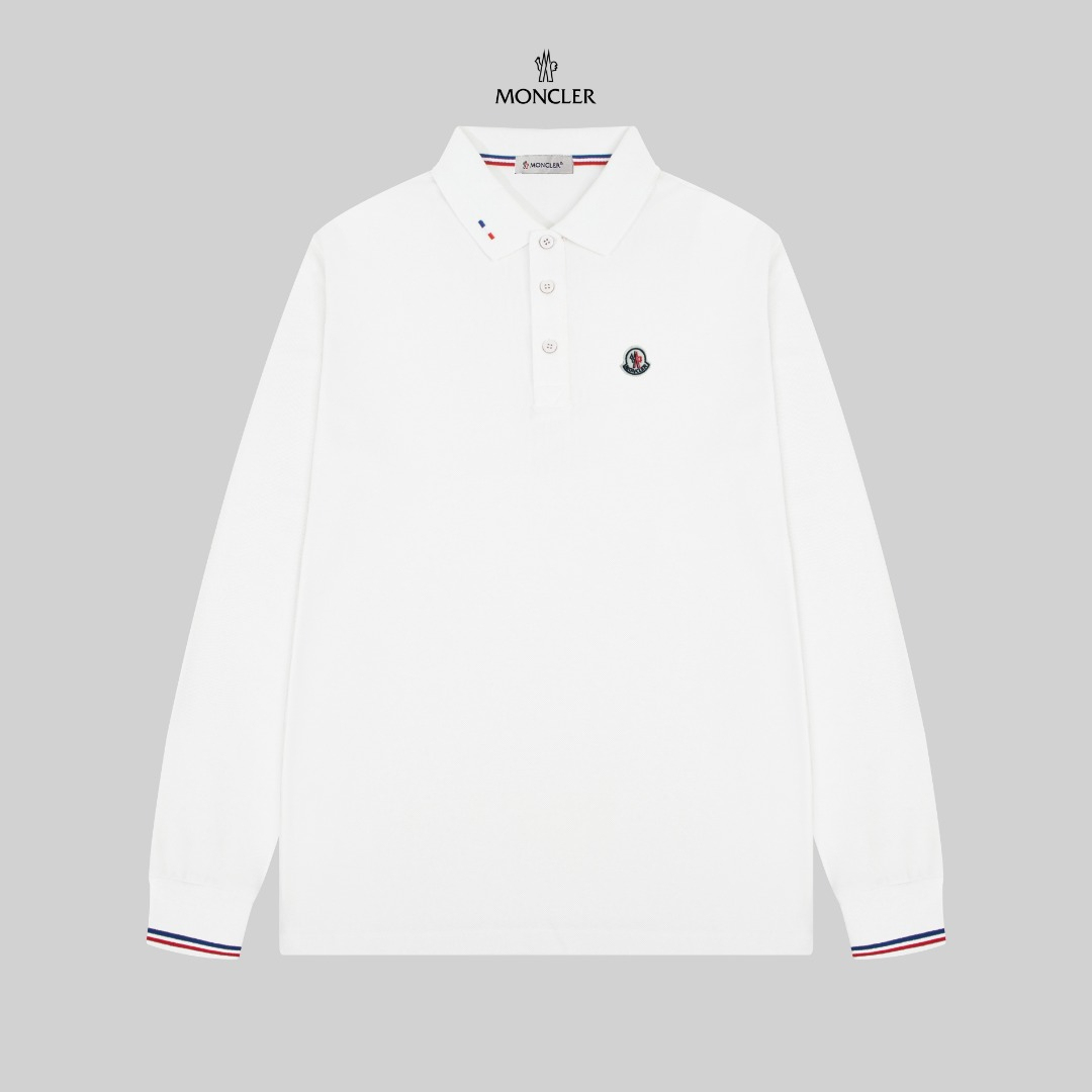 【MONCLER】長袖 ポロシャツ