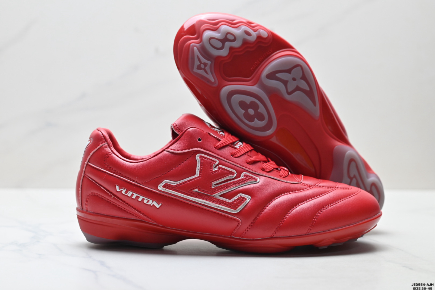 LOUIS VUITTON ルイ・ヴィトン  FOOTPRINT SOCCER スニーカー カーフレザー 