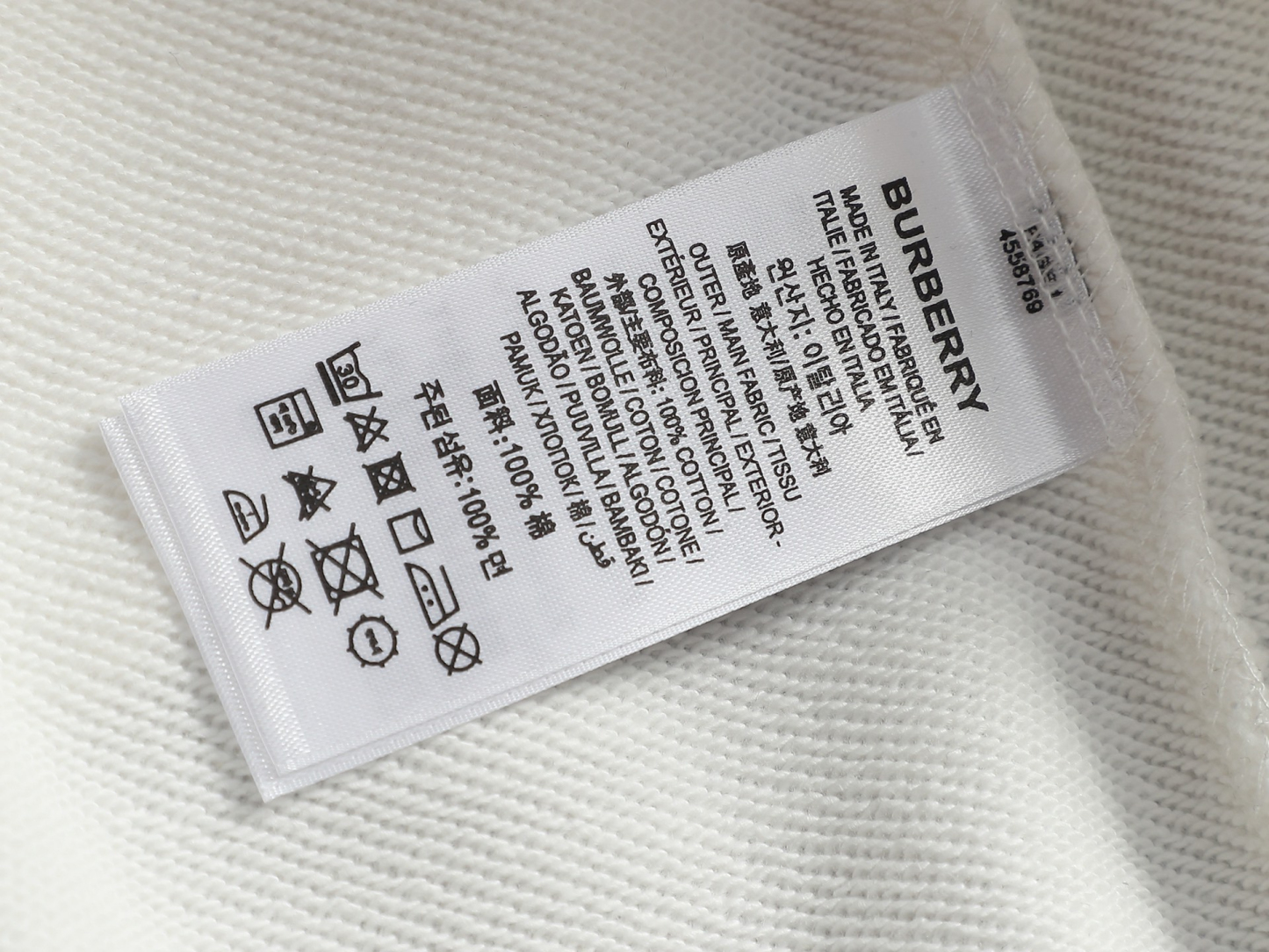 【BURBERRY】長袖 T シャツ
