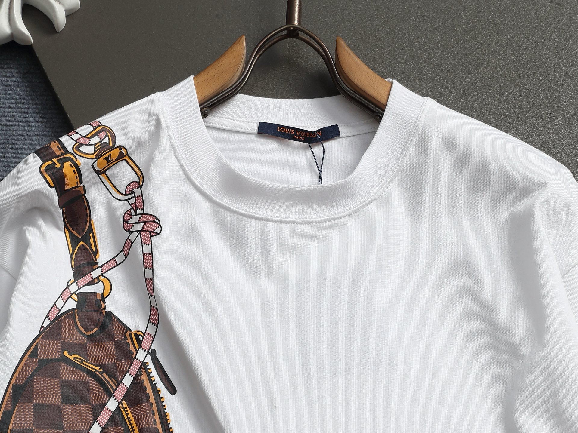 【LOUIS VUITTON】プリント長袖 T シャツ