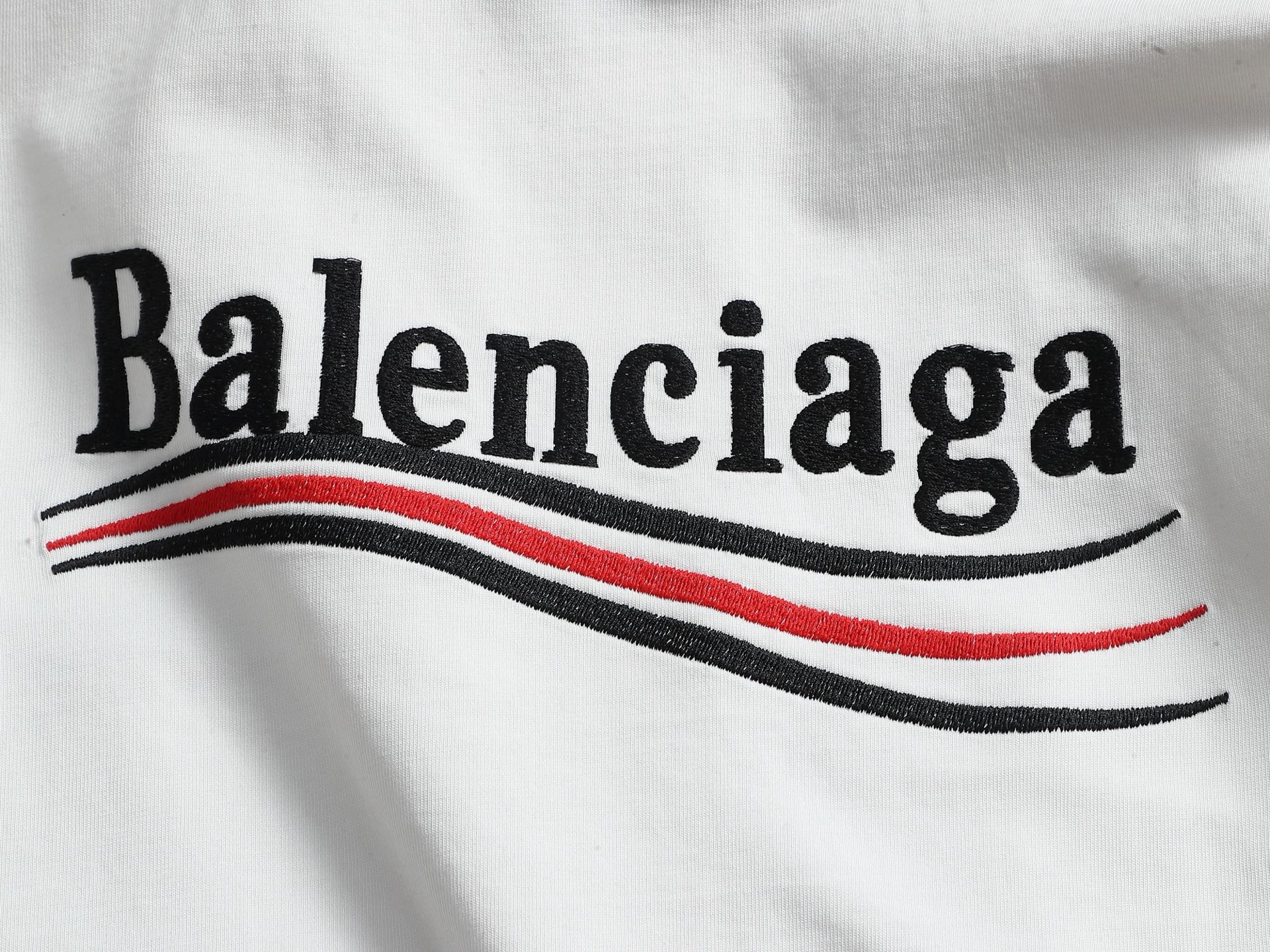 【BALENCIAGA】刺繍長袖 T シャツ