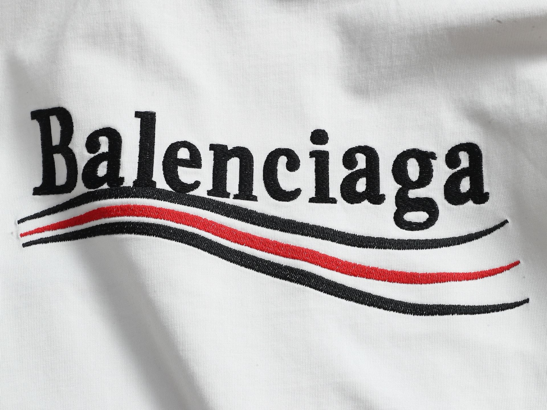【BALENCIAGA】刺繍長袖 T シャツ