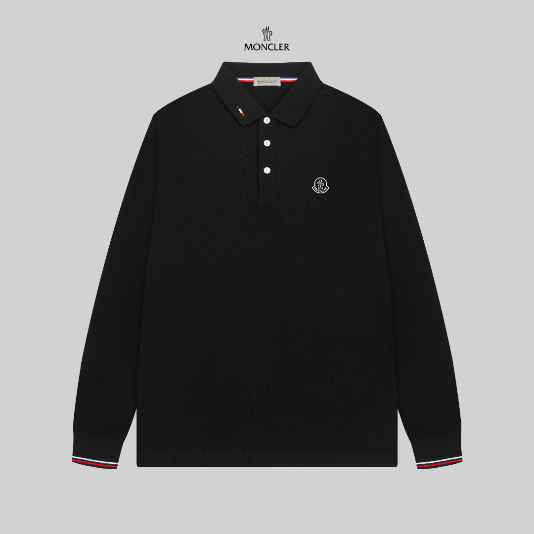 【MONCLER】長袖 ポロシャツ