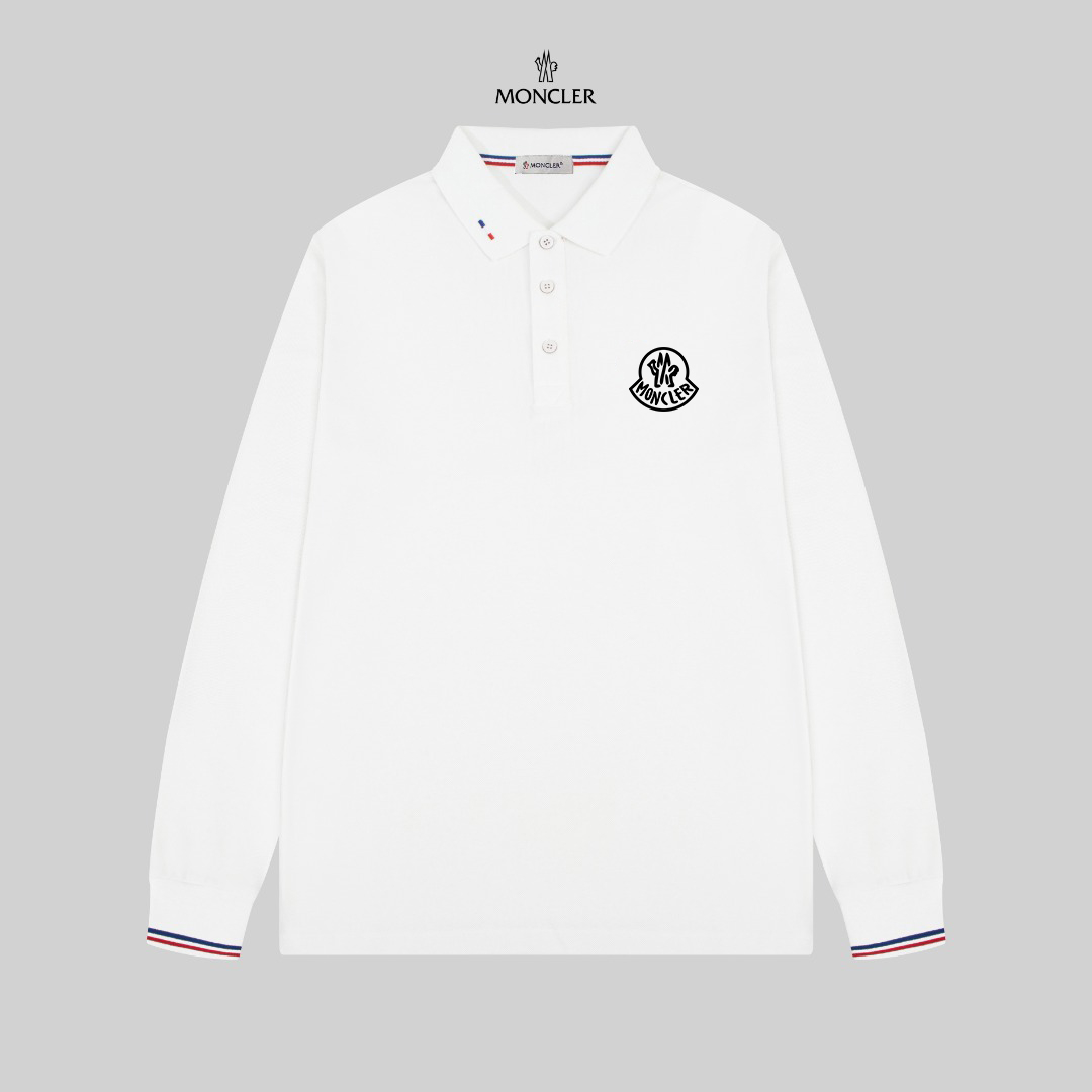 【MONCLER】長袖 ポロシャツ