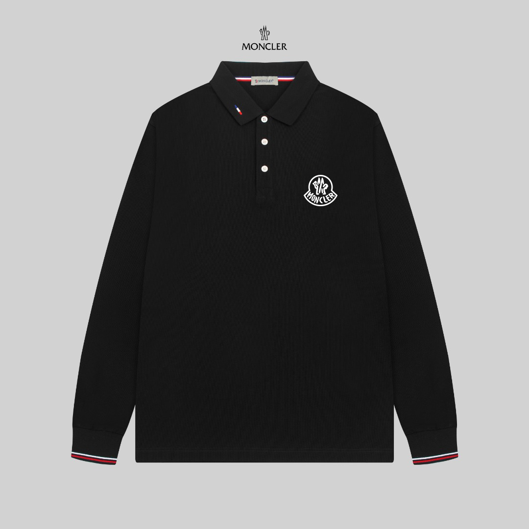 【MONCLER】長袖 ポロシャツ