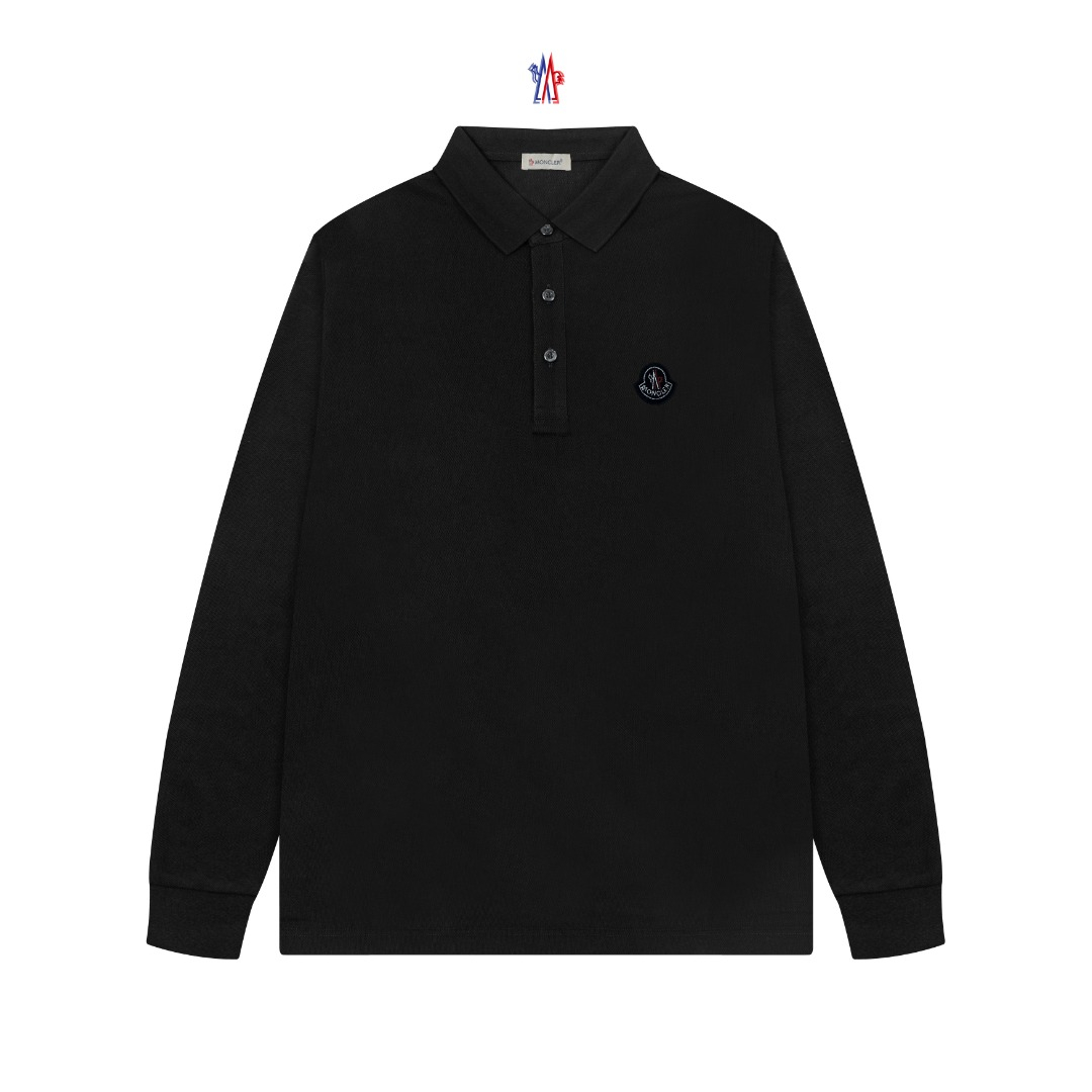 【MONCLER】長袖 ポロシャツ