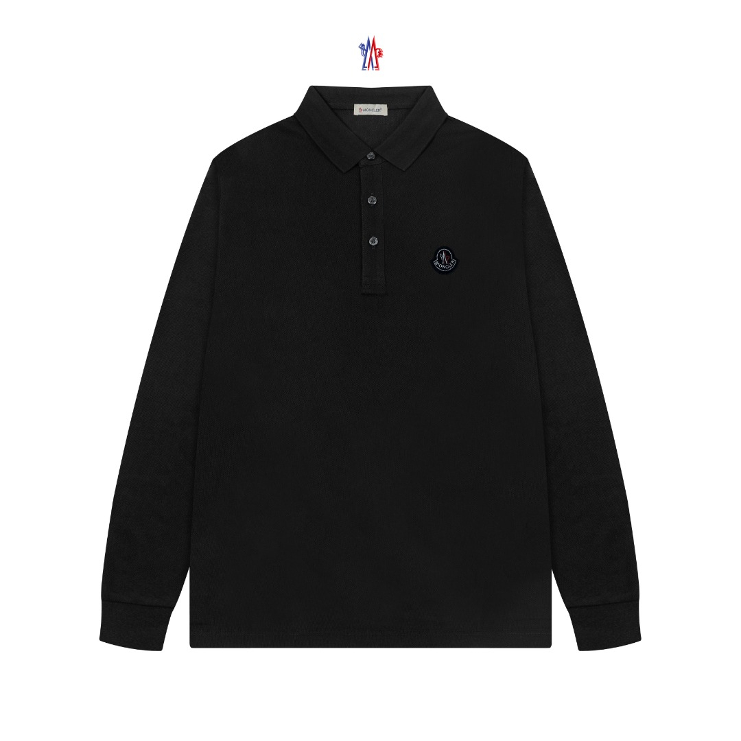 【MONCLER】長袖 ポロシャツ