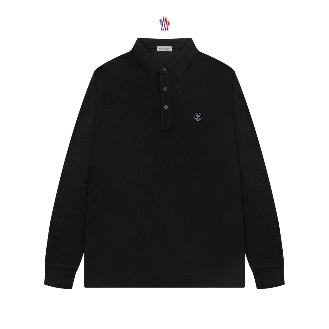 【MONCLER】長袖 ポロシャツ