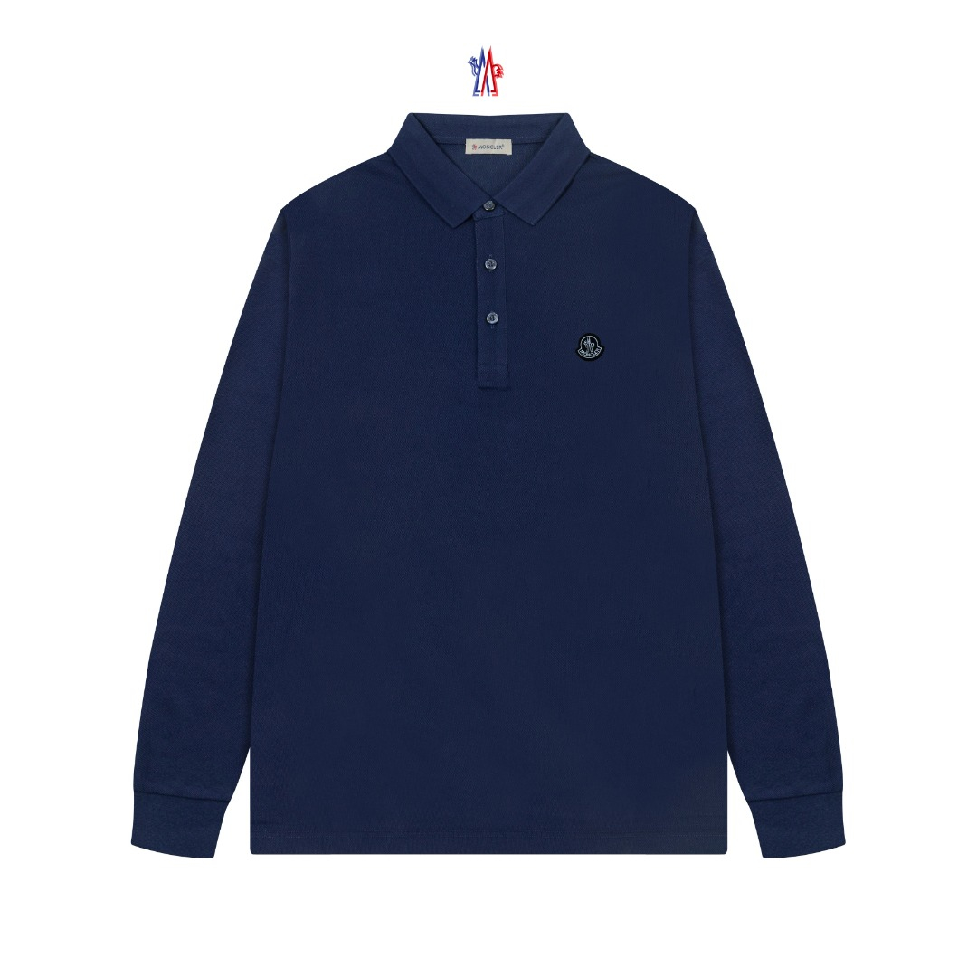 【MONCLER】長袖 ポロシャツ