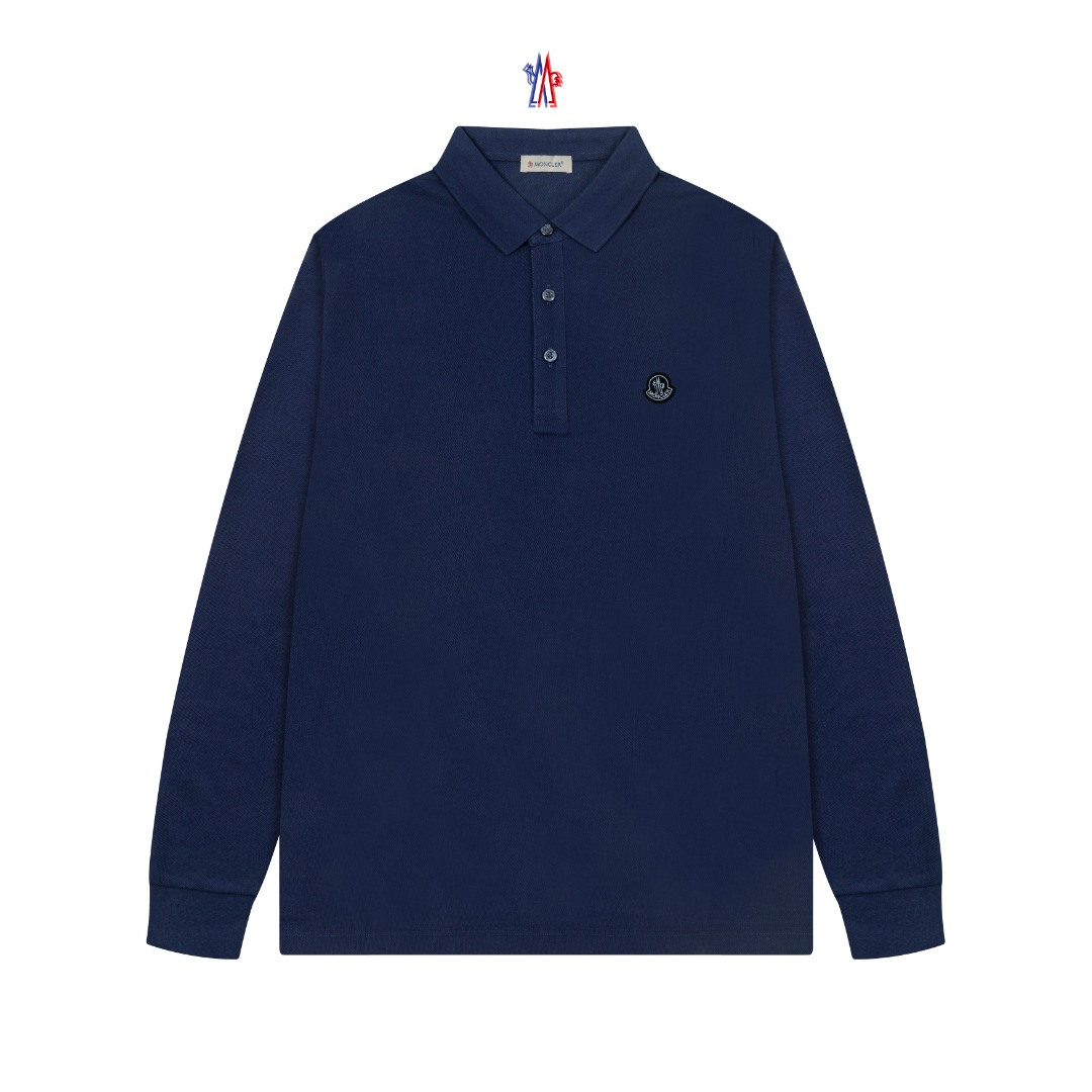 【MONCLER】長袖 ポロシャツ