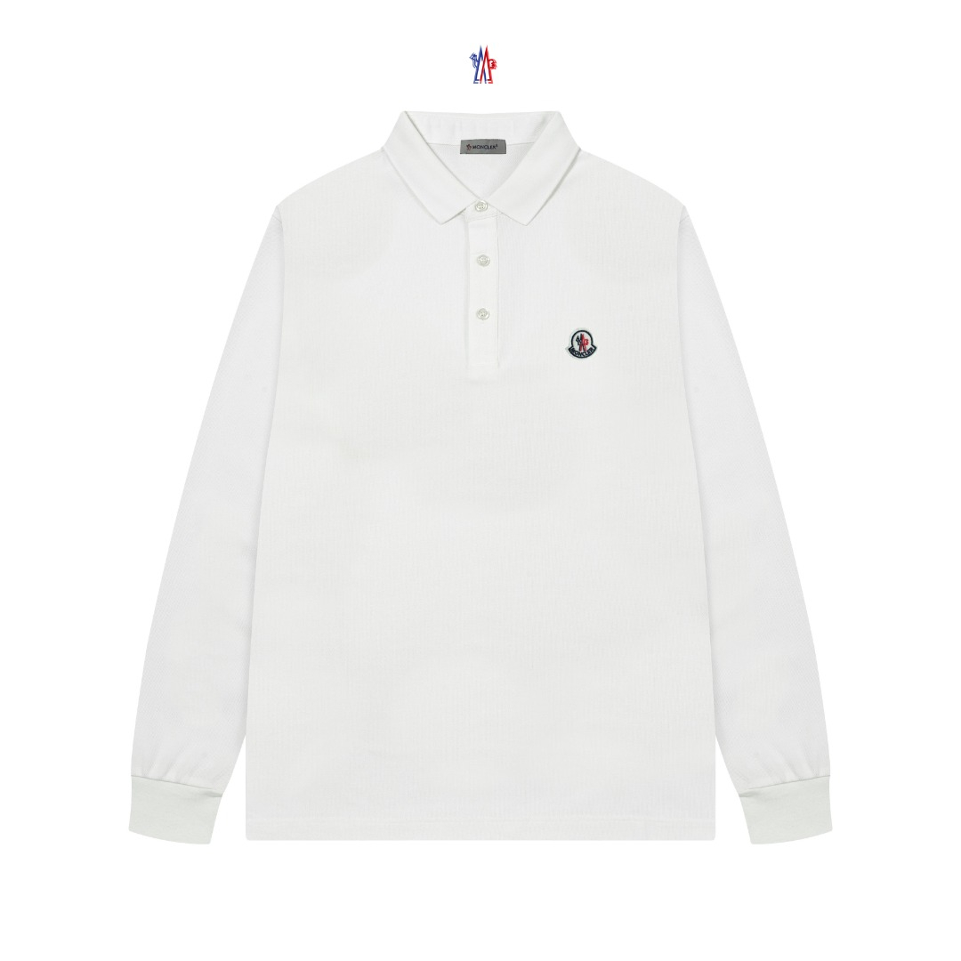 【MONCLER】長袖 ポロシャツ
