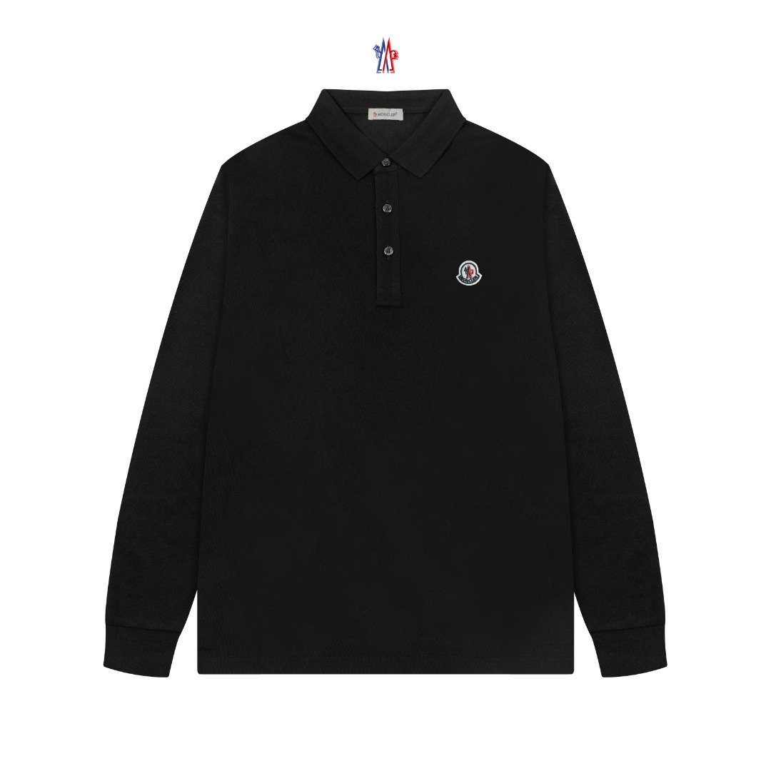 【MONCLER】長袖 ポロシャツ