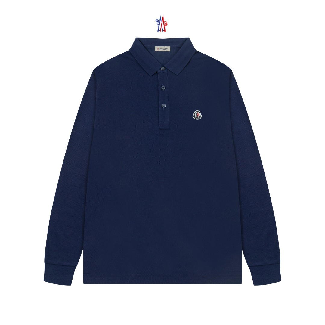 【MONCLER】長袖 ポロシャツ