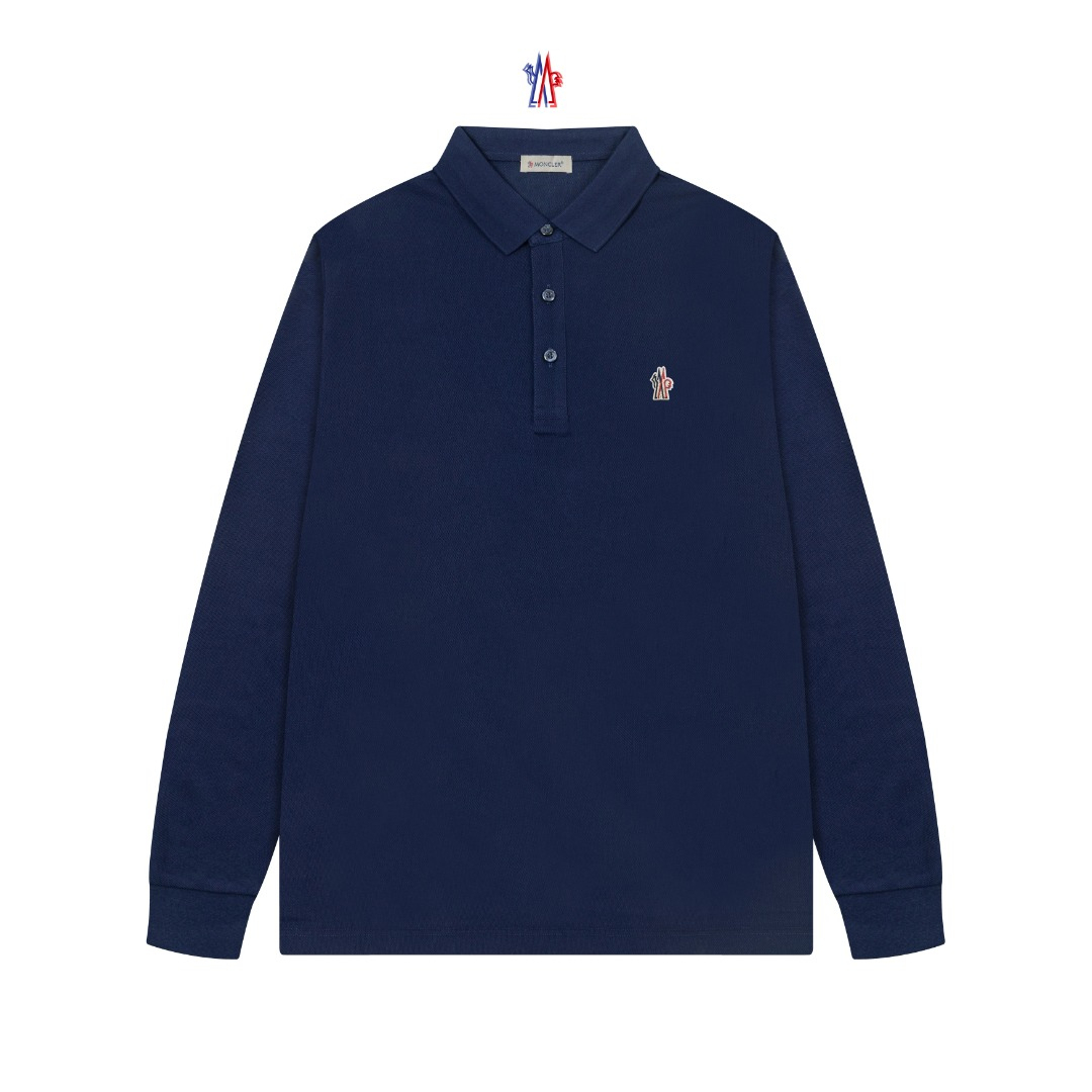 【MONCLER】長袖 ポロシャツ