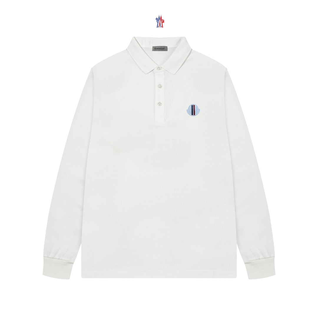 【MONCLER】長袖 ポロシャツ
