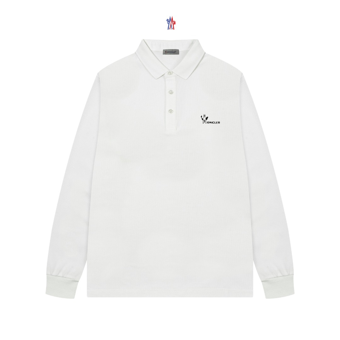 【MONCLER】長袖 ポロシャツ