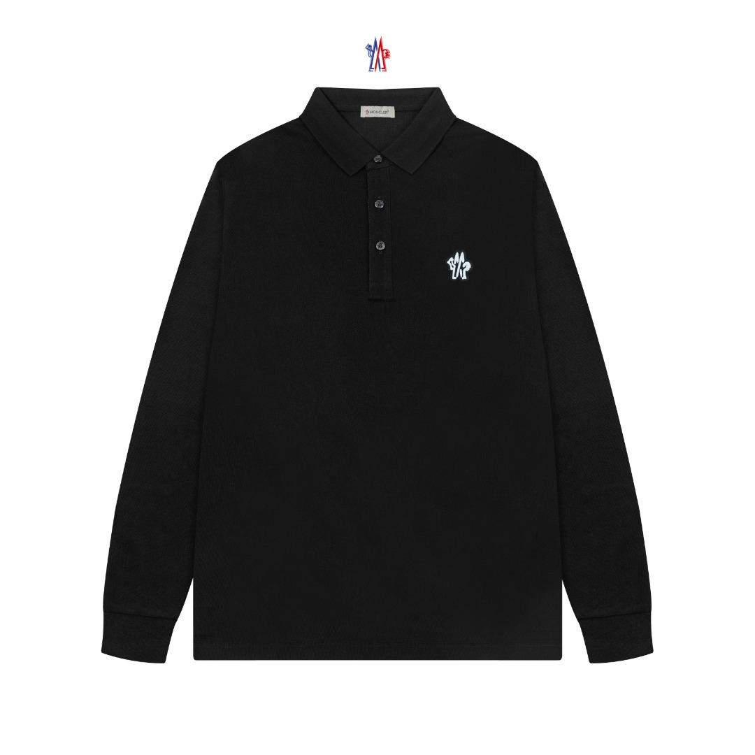 【MONCLER】長袖 ポロシャツ