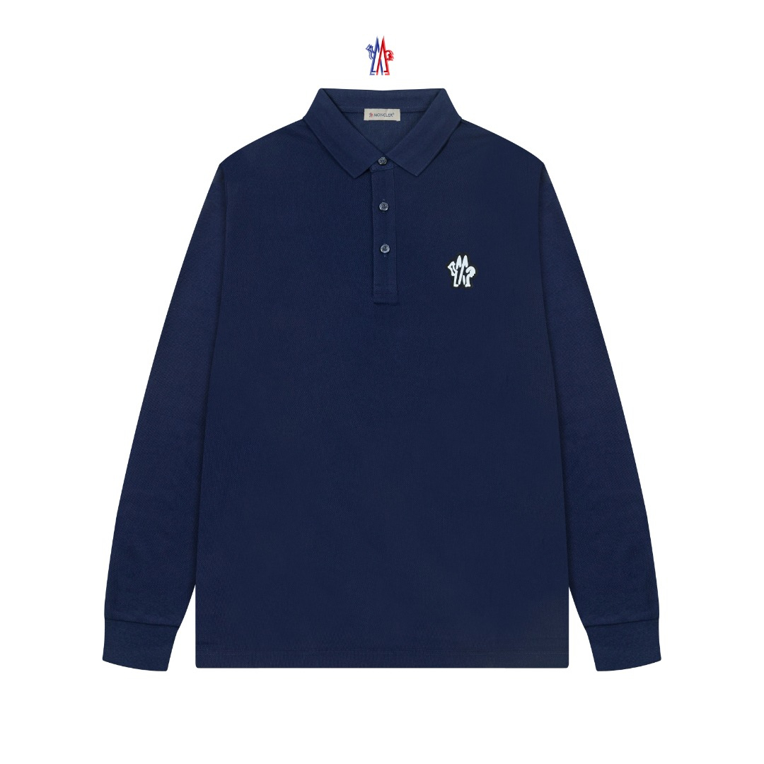 【MONCLER】長袖 ポロシャツ