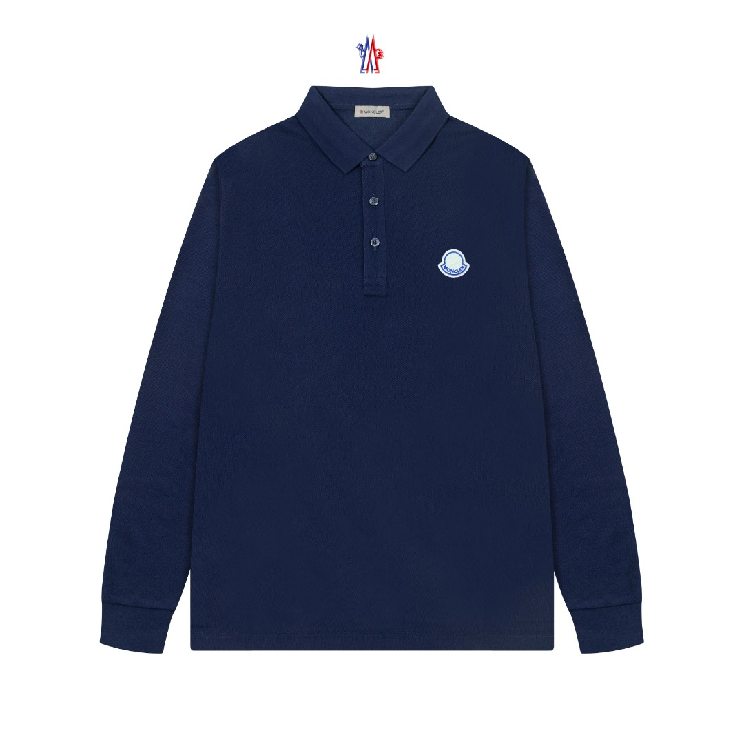 【MONCLER】長袖 ポロシャツ