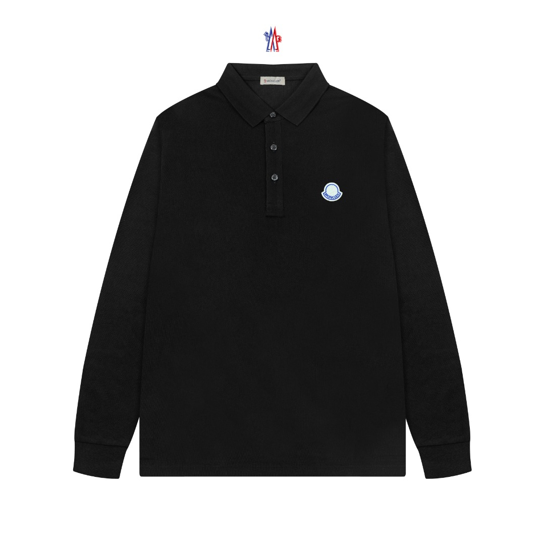 【MONCLER】長袖 ポロシャツ