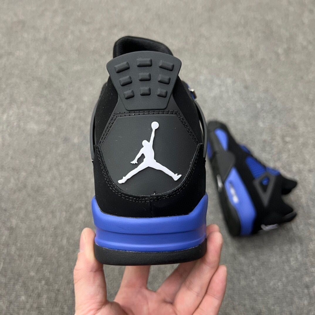 Air Jordan 4 Retro Blue Thunder スニーカー ブラック / ブルー