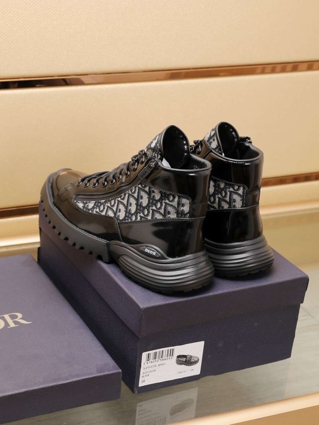 DIOR 【新作】 COMBAT ショートブーツ ☆ ディオール オブリーク