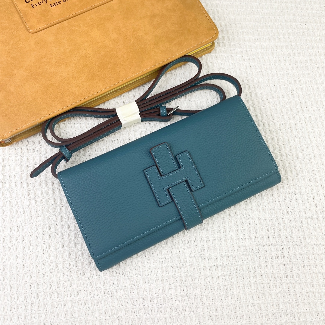 Hermes・レザー コンチネンタルウォレット 財布 折財布