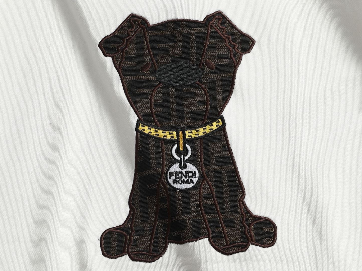 【FENDI】刺繍長袖 T シャツ
