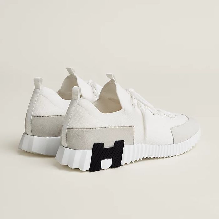 【ニット×レザーで履きやすい☆】HERMES スニーカー リフト