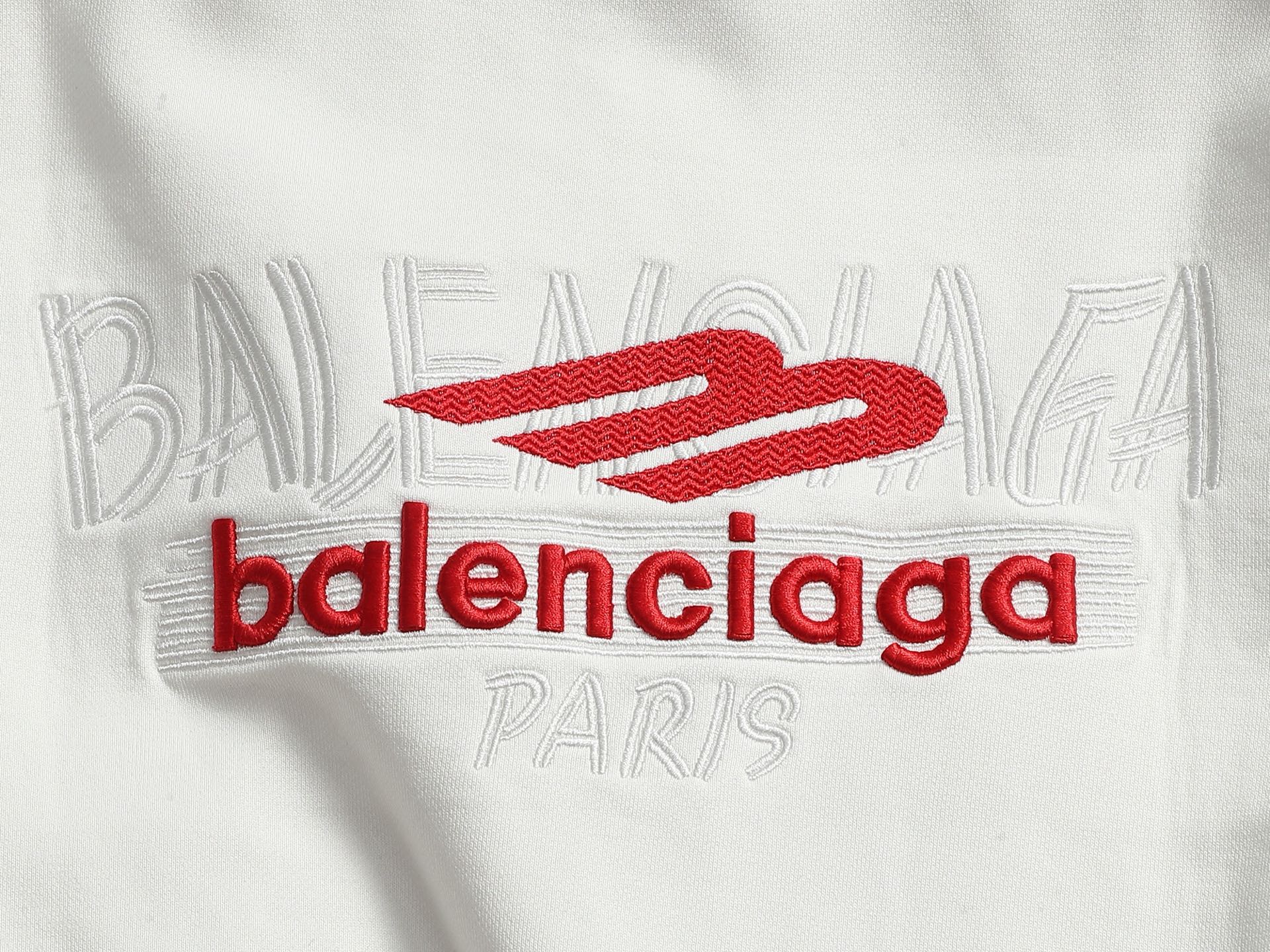 【BALENCIAGA】刺繍長袖 T シャツ