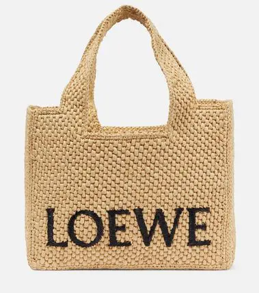 ∞∞ LOEWE ∞∞ Paula's Ibiza Font raffia バッグ ☆