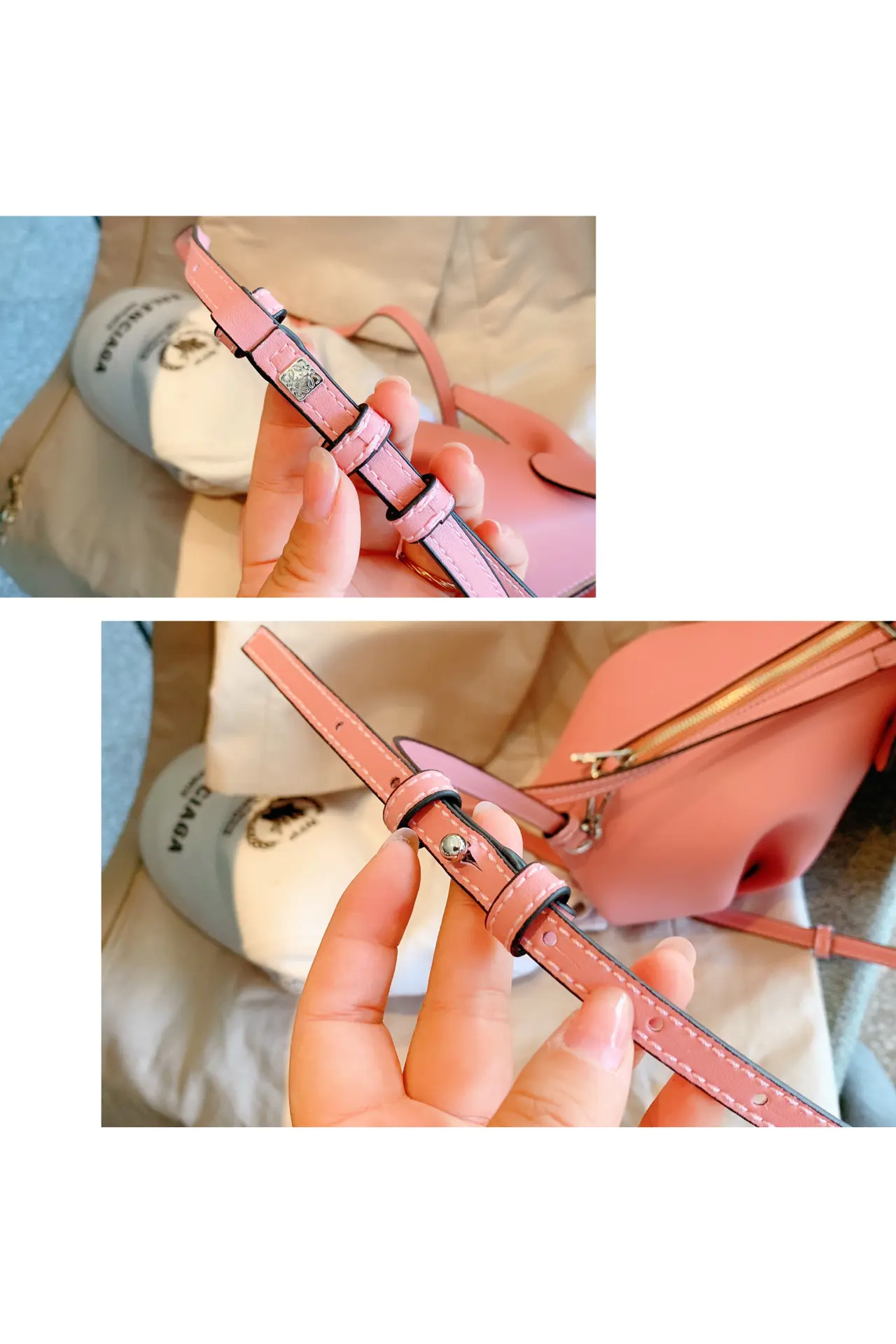 Loewe-ロエベ カウンター 新品 レザー エレファント バッグ