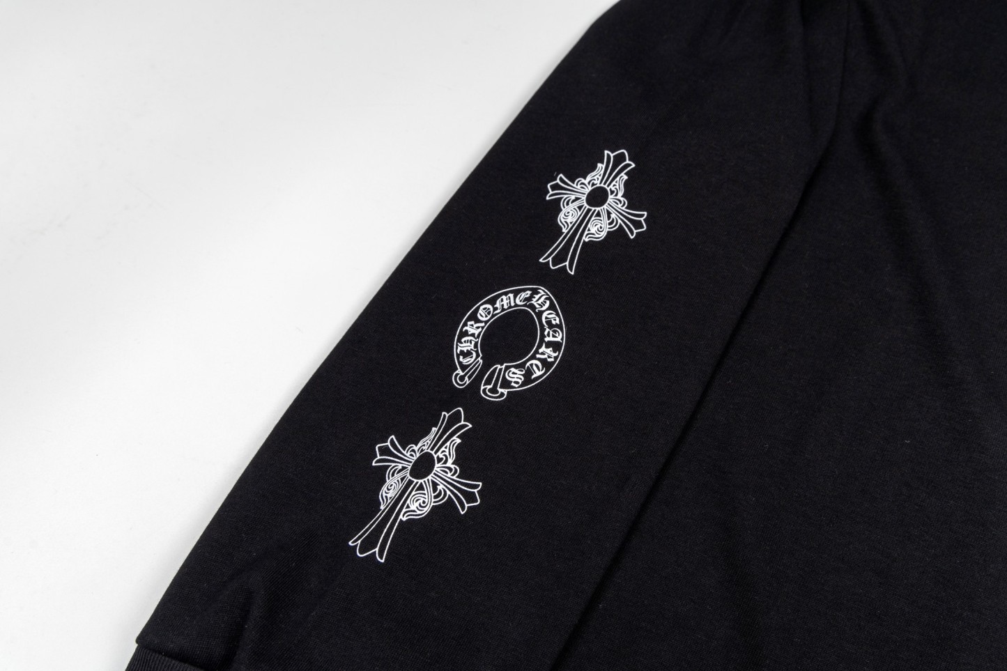 【CHROME HEARTS】プリント 長袖 T シャツ