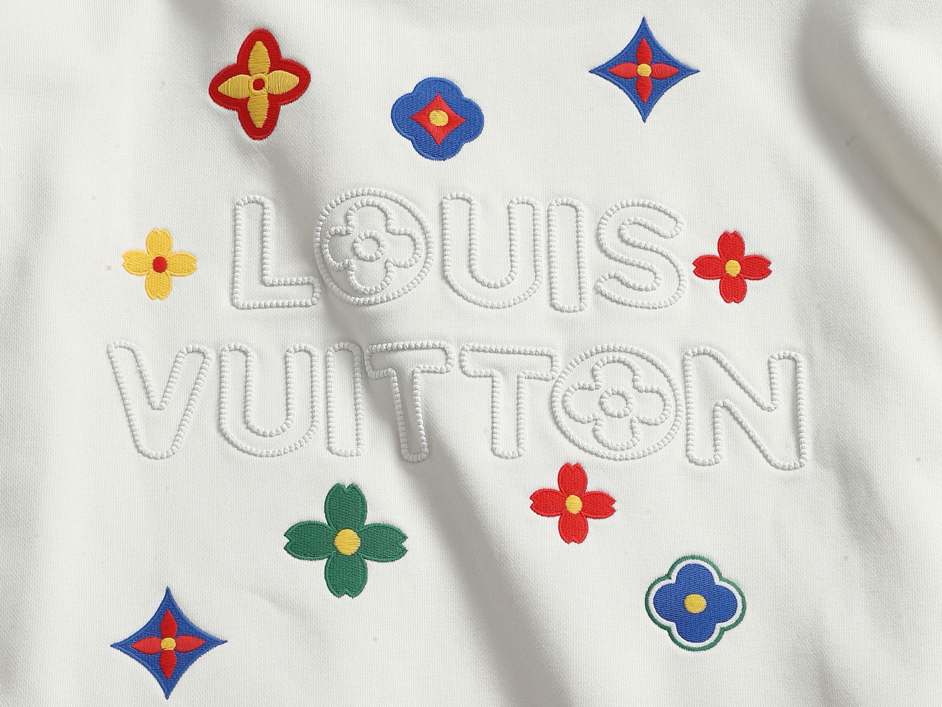 【LOUIS VUITTON】刺繍長袖 T シャツ