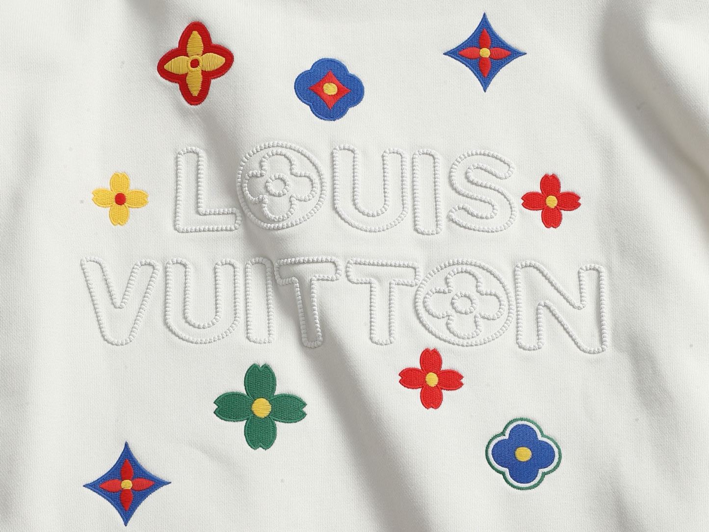 【LOUIS VUITTON】刺繍長袖 T シャツ