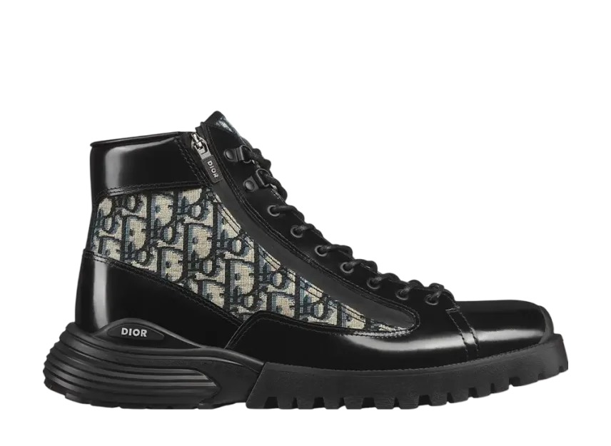 DIOR 【新作】 COMBAT ショートブーツ ☆ ディオール オブリーク