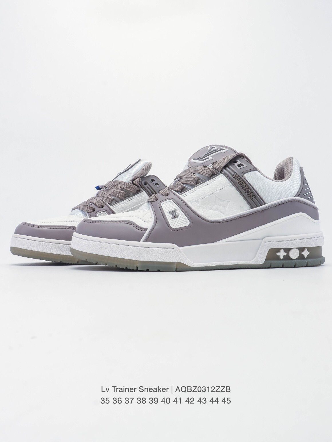 LOUIS VUITTON ルイ・ヴィトン  Trainer ツートンカラー レザースニーカー 