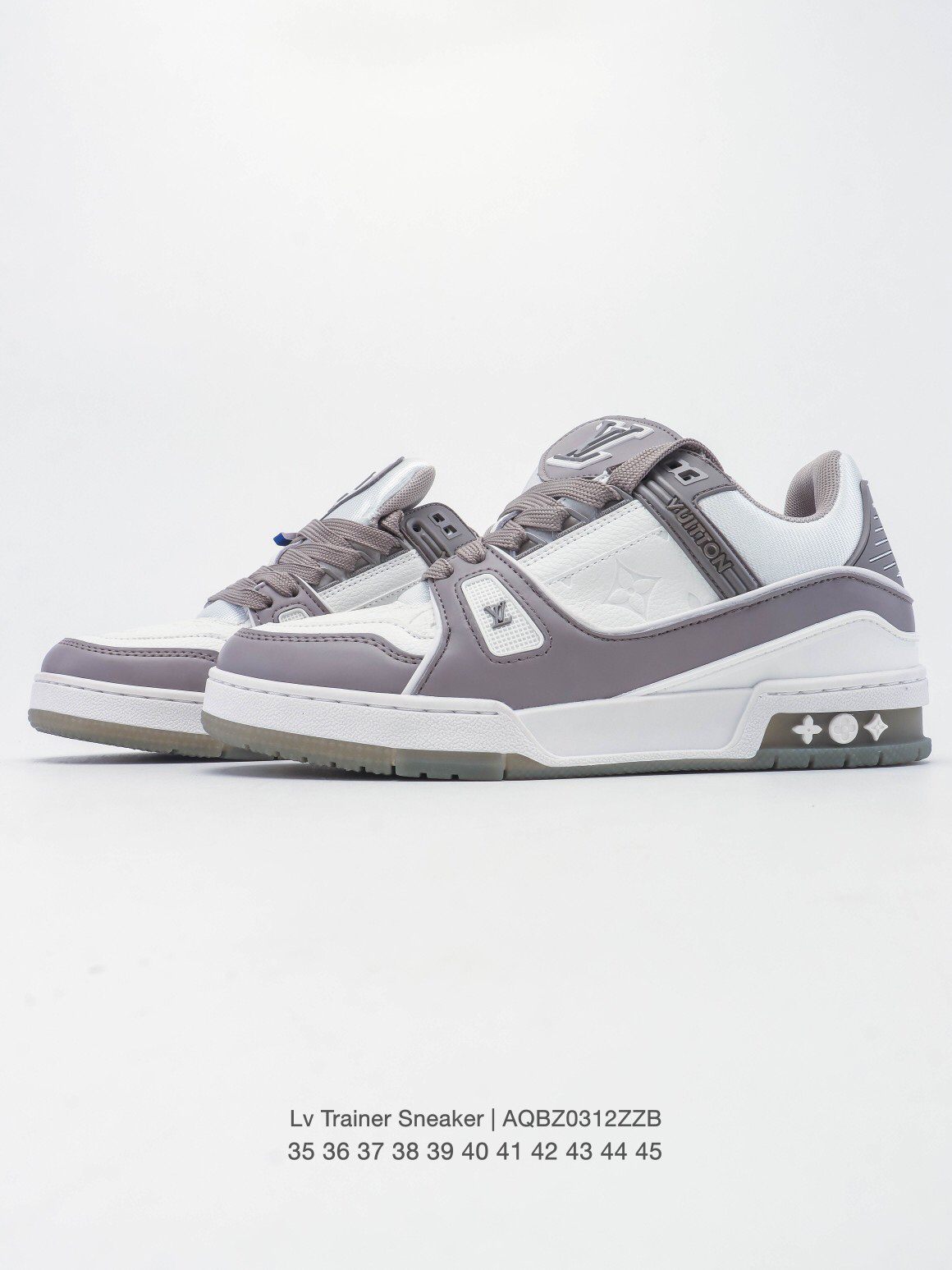 LOUIS VUITTON ルイ・ヴィトン  Trainer ツートンカラー レザースニーカー 