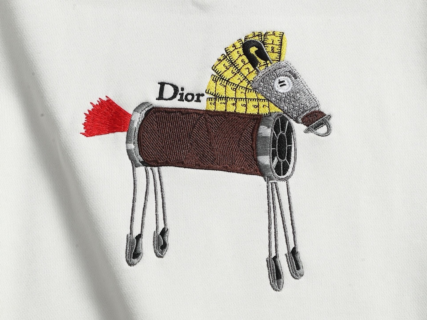 【DIOR】刺繍長袖 T シャツ