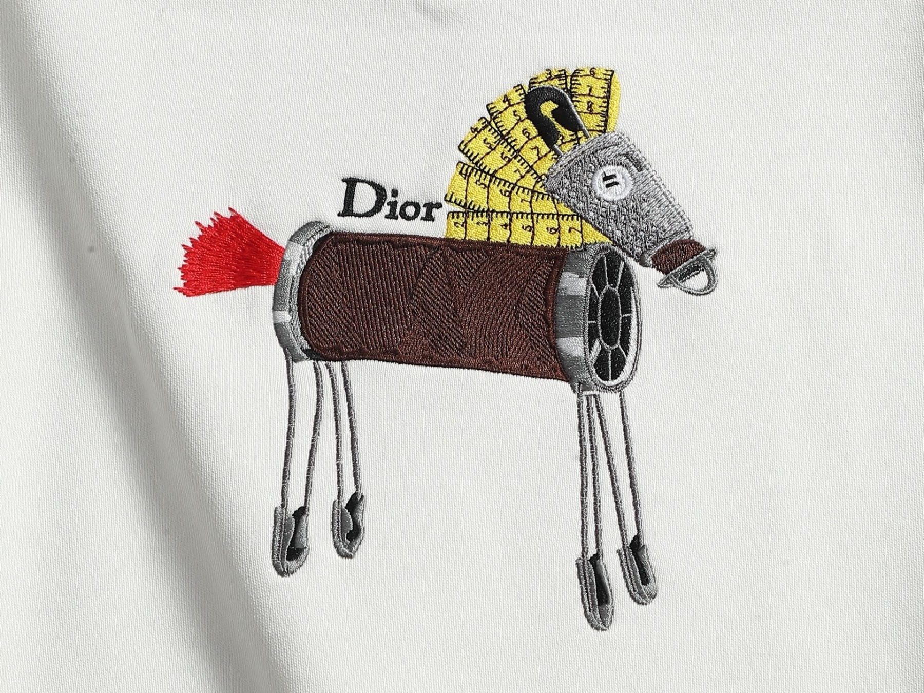 【DIOR】刺繍長袖 T シャツ