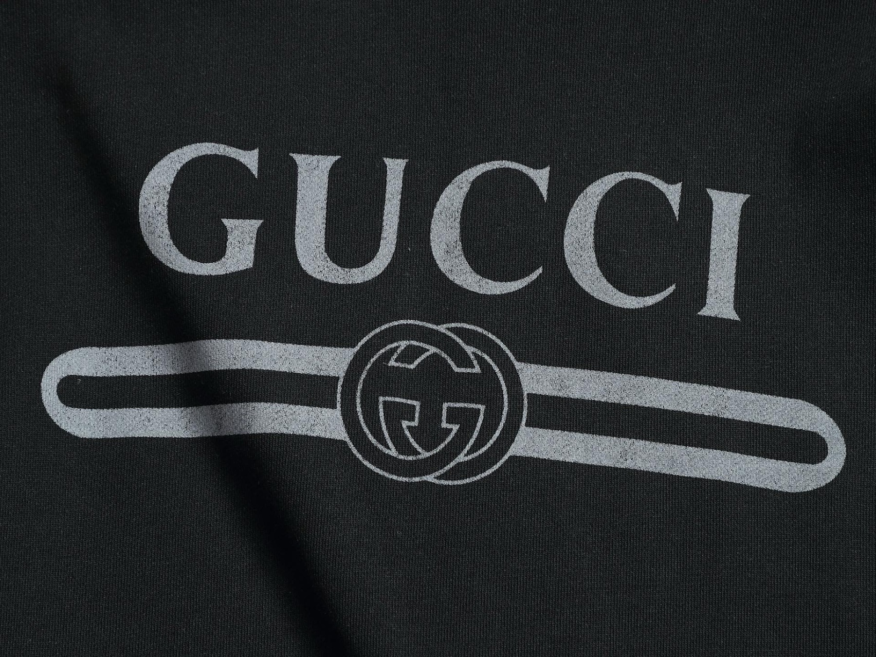 【GUCCI】プリント長袖 T シャツ