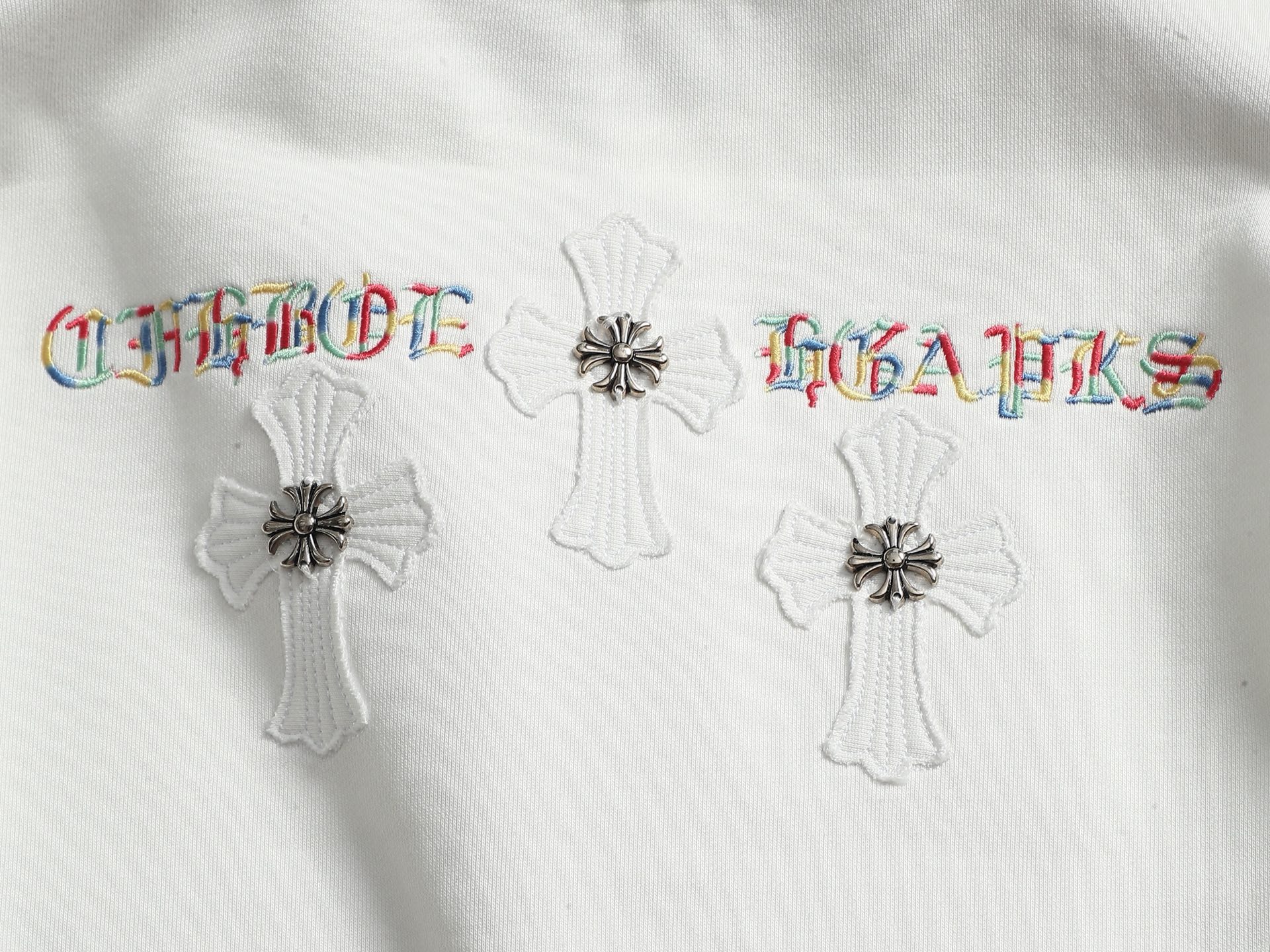 【CHROME HEARTS】刺繍長袖 T シャツ