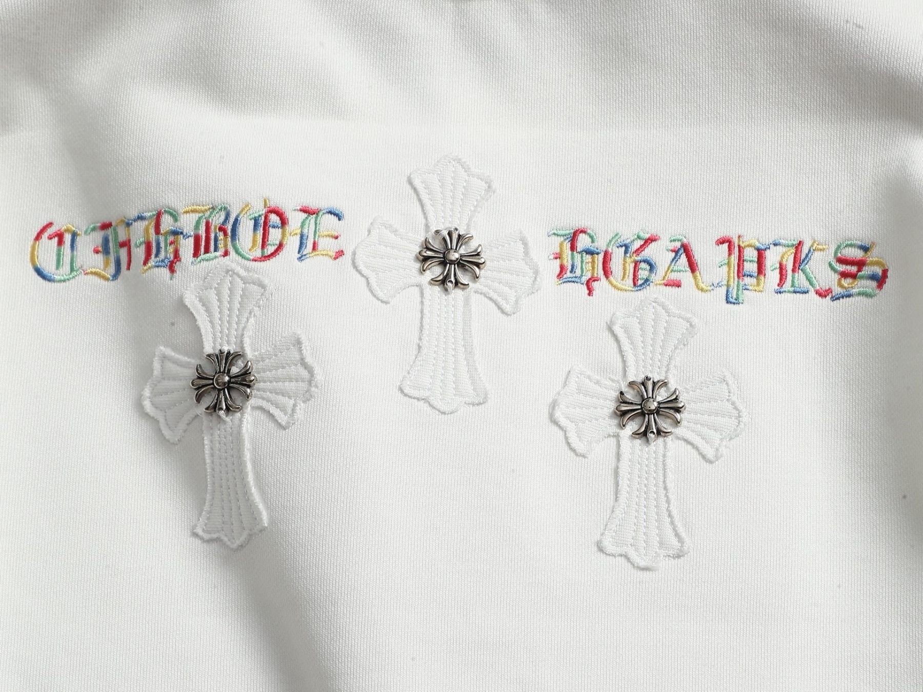 【CHROME HEARTS】刺繍長袖 T シャツ