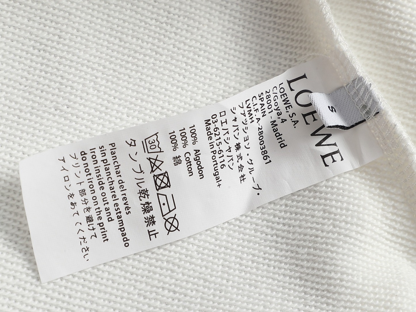 【LOEWE】刺繍長袖 T シャツ