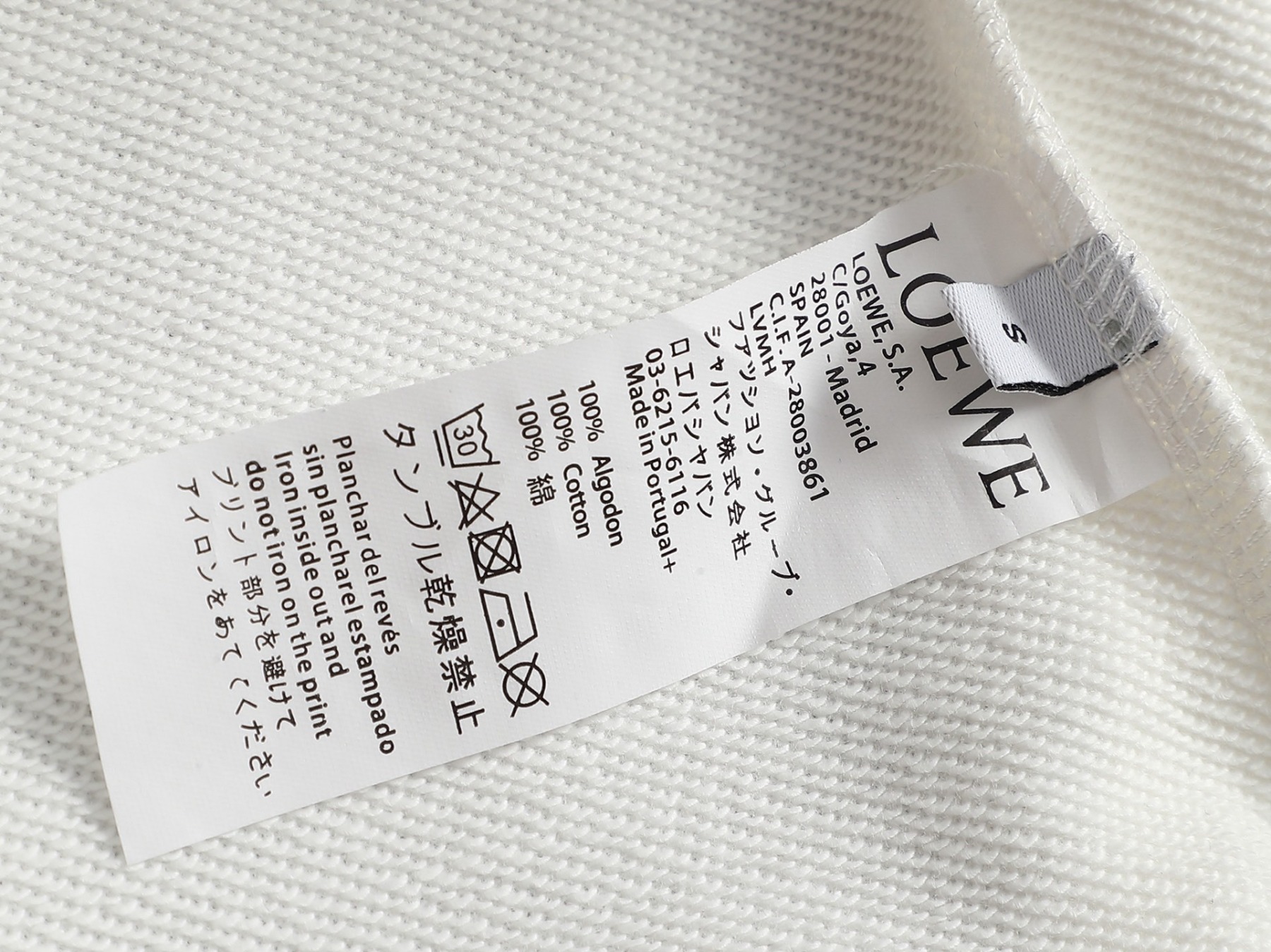 【LOEWE】刺繍長袖 T シャツ