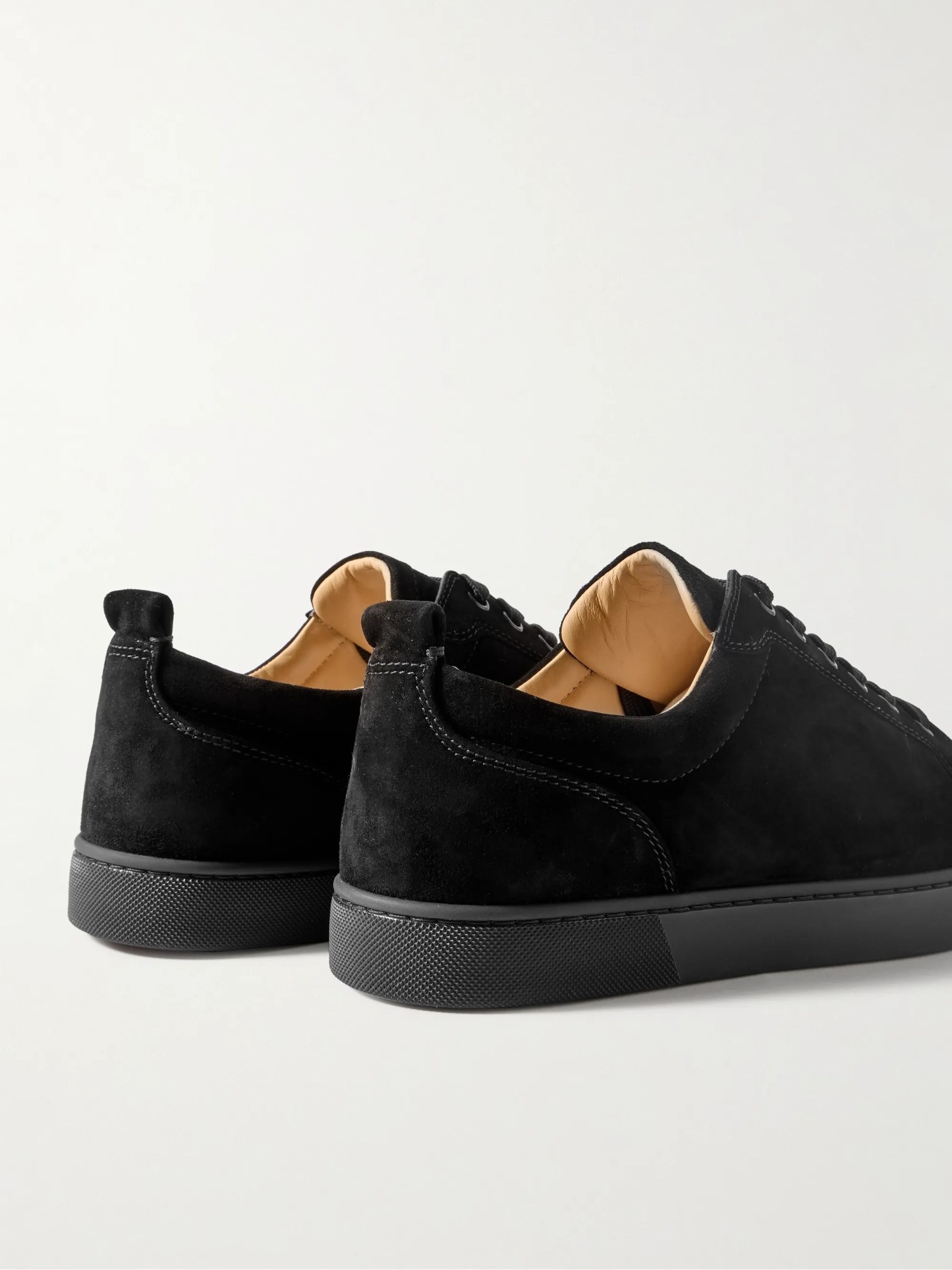 Christian Louboutin ルイ・ジュニア スエード スニーカー Black