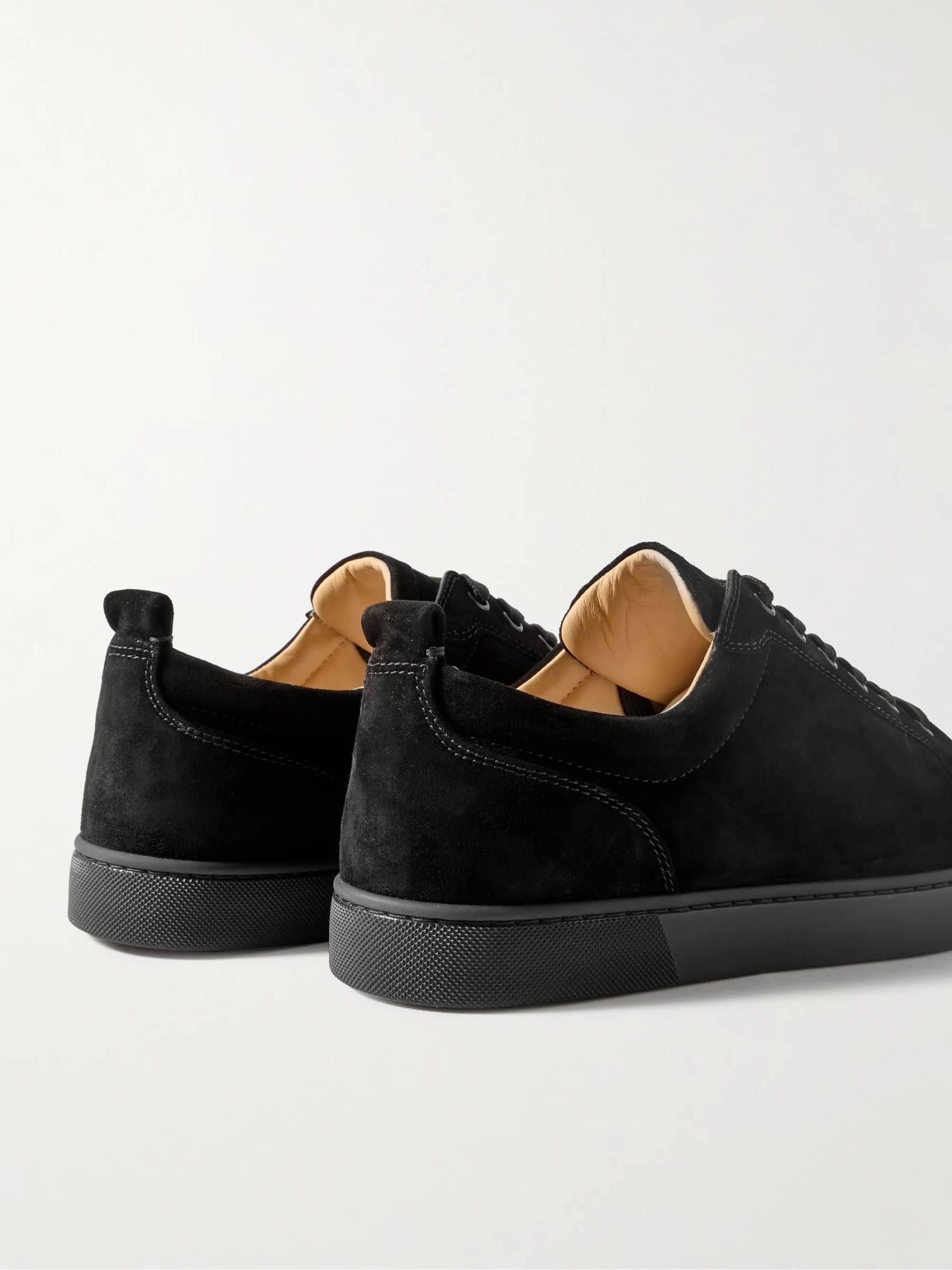 Christian Louboutin ルイ・ジュニア スエード スニーカー Black