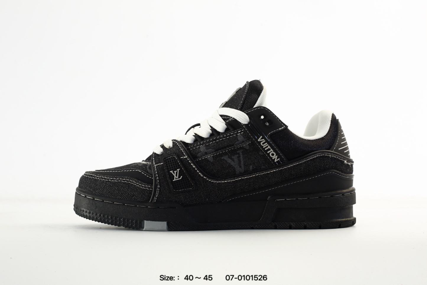 Louis Vuitton Trainer Sneaker スニーカー ブラックデニム